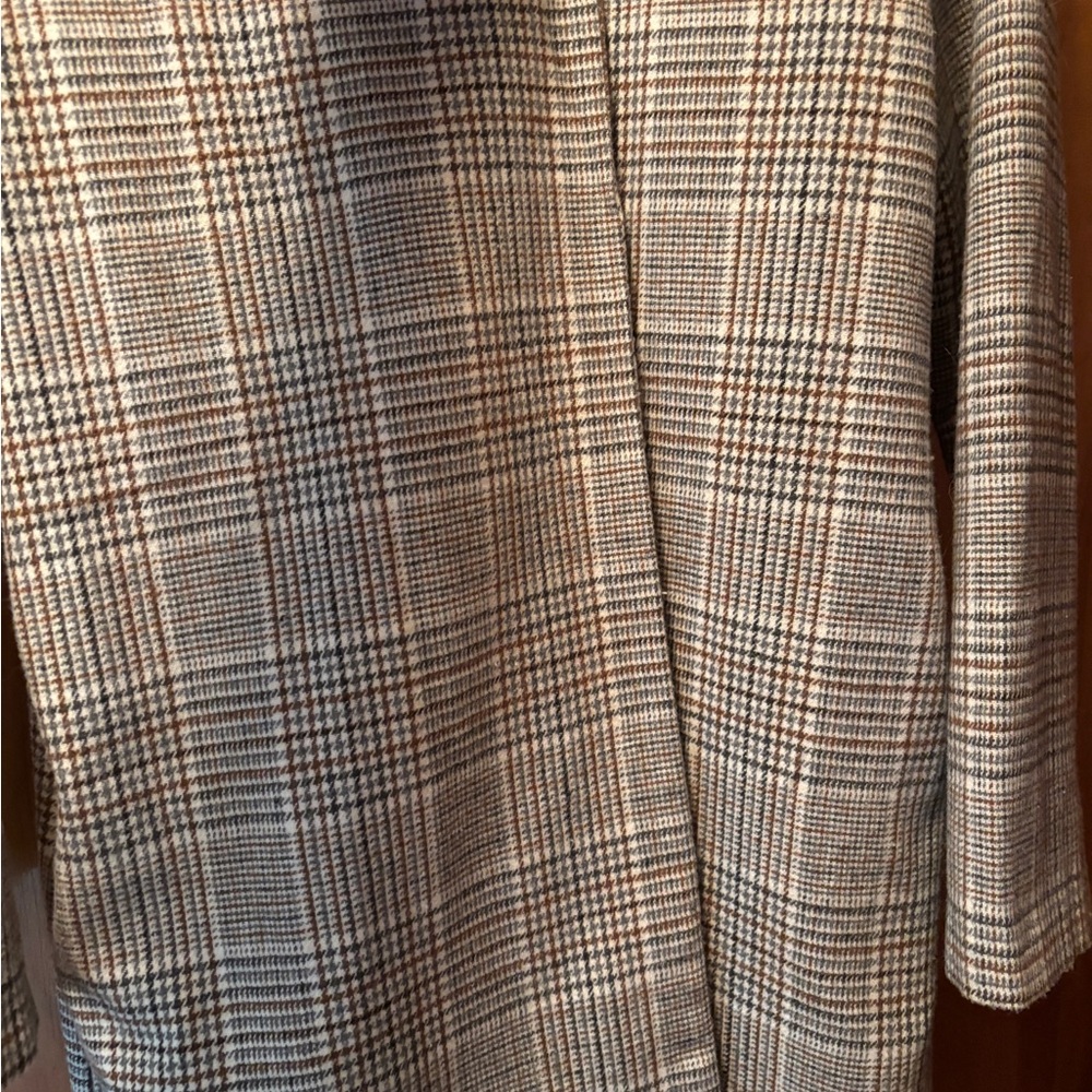 Plaid Houndstooth Shacket - image 3